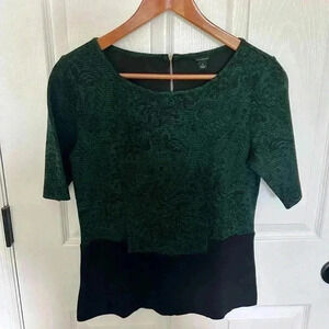 Ann Taylor Peplum Top Size Small